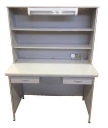 Laboratory Workbench with Aluminum Frame and Plastic Surface