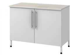 Wall-Mounted Table on Metal Support Column 1200 PТДКп