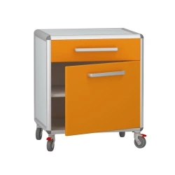 Medical Mobile Cabinet for Storage, Model DM-2-107-06.K2.F2
