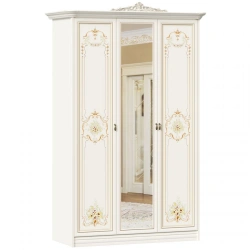 Three-Door Wardrobe in Alabaster - Florence LD.690010.000