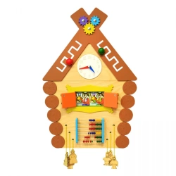 Educational Busy Board "Terem-Teremok" NBT-02 for Children 3-7 Years