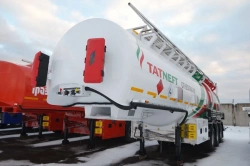 Round Tank Semi-Trailer for Transporting Oil and Petroleum Products, Model PPC-3/6-3/12-23-2, Modification 93226-0000010-04