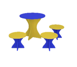 Children's Play Corner "Flower" Model Dm1908