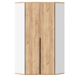 Urban LD.528060.000 Corner Cabinet 45 (White/Golden Oak)