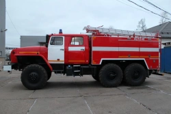 Fire Tanker Vehicle AC-6.0-40 (5557) Type 6YN32 Model 6Y232W on Ural-5557-4551 Chassis