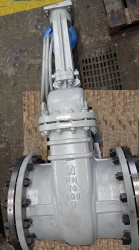 Steel Wedge Gate Valve with Extended Spindle for Drive PN 1.6 MPa DN 400