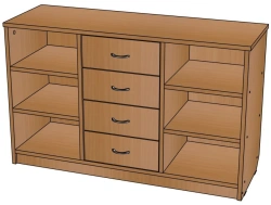 Masha Chest of Drawers for Early Childhood Education - Model SJ148