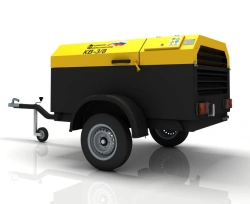Portable Compressor Station on Wheeled Chassis for Pneumatic Tools KV-3/8P