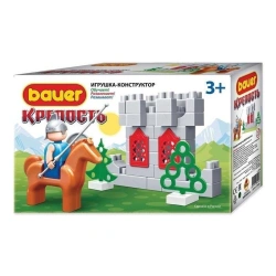 Educational Children's Building Set Bauer Series "Fortress" "Knight" 41 Pieces