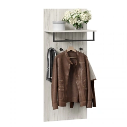 Sydney LD.672080.000 M Wall-Mounted Coat Rack (White Craft Oak)