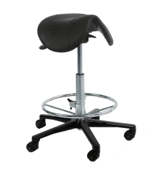 Ergonomic ESD Laboratory Stool Viking KAT Saddle