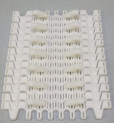 Modular Conveyor Belt ML100R PP SG 25mm (xx X xx mm; hook; SS pin; clips)