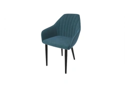 Metal Frame Chair with Soft Back and Seat - SM11/1
