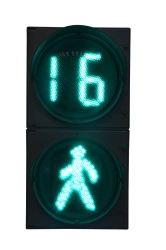 LED Traffic Light with Countdown Display P1.1 200mm