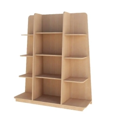Spacious Pyramid Shelf for Kids' Room, Model 40023