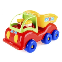 Silaсh Dump Truck Toy 3 Axles 33cm Knopa 1/8