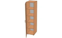 Closed Storage Cabinet with Four Shelves - Model ШП-2