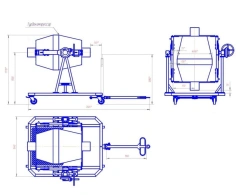 Turbo Compressor Transport Trolley TK TG-Spec1 TK-PM
