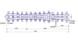 Type R65 Cross Joint Model 1/11 for Railway Projects 2925.03.000