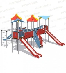 Children's Play Complex for Thematic Games and Physical Development - Romana 101.14.09