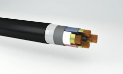 Fire-Resistant Power Cables with Copper Conductors, Insulated Plastic