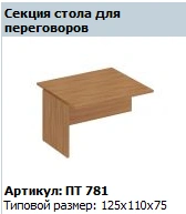 Patriot Conference Table Section PT 781