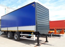 CTTM CARGOLINE Trailer with Tarpaulin Mechanism, Model 8723N2