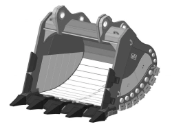 Rock Bucket RDE-252.15d for Excavators