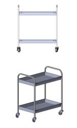 Dish Collection Trolley for Catering and Retail
