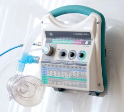 Electronic Ventilator for Controlled and Assisted Breathing - Model for Emergency Medical Services