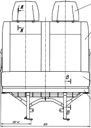 Dual Seat for Vehicles by Nizhny KAMAZ Group - C42R31-6810010