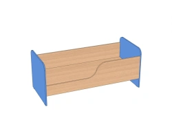 Children's Bed with Guardrail 1432x644x606 mm KB-2