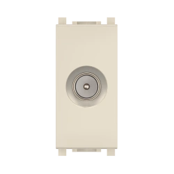 CADUCEUS ALING Experience TV Antenna Socket, Hidden Installation, Beige, Art. 74263.9