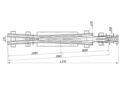 Crosspiece Type R50 Model 1/9 (Project 2891.03.000)