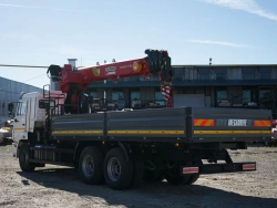 Hydraulic Crane Truck KMA Based on KAMAZ 43118 Model 41K01N-UK