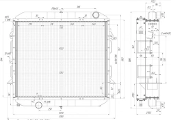 Cooling Block for Internal Combustion Engine 744Р3-1301.0000