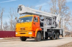 Telescopic Hydraulic Lift with Boom AHP-39T KAMAZ-65115 38.5M