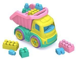 Large SHKODA Truck with "Mega" Constructor Set (28 pcs)