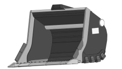 Rock Bucket ULR-330 - 3m³ Capacity, 2900kg Weight