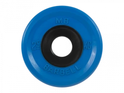 Euro-Classic Rubber Coated Disc 2.5 kg, 51 mm - MB-PltCE-2.5