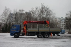 Hydraulic Crane Truck MКMA on KAMAZ 65117 with Modifications 64K16N-U5