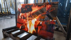 Tempered Safety Glass with Digital Printing SGPrint for Construction and Furniture