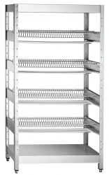 Plate Drying Rack with Water Collection Tray SST-4-2