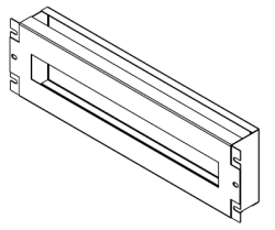 19" Panel with DIN Rail for RACK5 Telecommunications Equipment