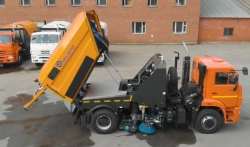 BCM-279 Vacuum Sweeper on KAMAZ 53605 Chassis with MMZ-4DTI.1 Engine