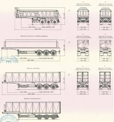 Dump Trailer SAV 93183RD with Leaf Spring Suspension