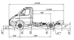 Gazelle BUSINESS Chassis 3302, Euro-2 Gasoline Engine, N1