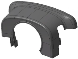 Steering Column Cover for M1 and N1 Vehicles, Model 1681902081