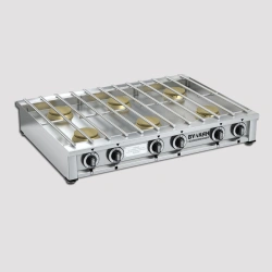 Professional Gas Stove for Cooking - PRG-IIA-6M "Slim