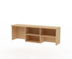 Desktop Barrier Shelf with Monitor Niche